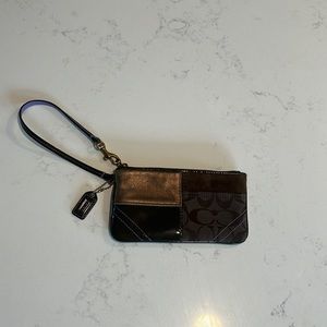 Authentic Coach wristlet in perfect like new condition